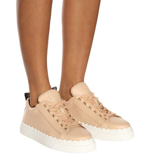 chloe lauren leather sneakers.